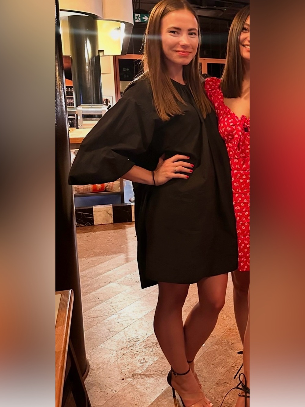 Black T-Shirt dress COS